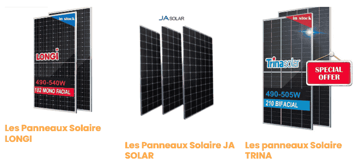 Panneau solaire boutique