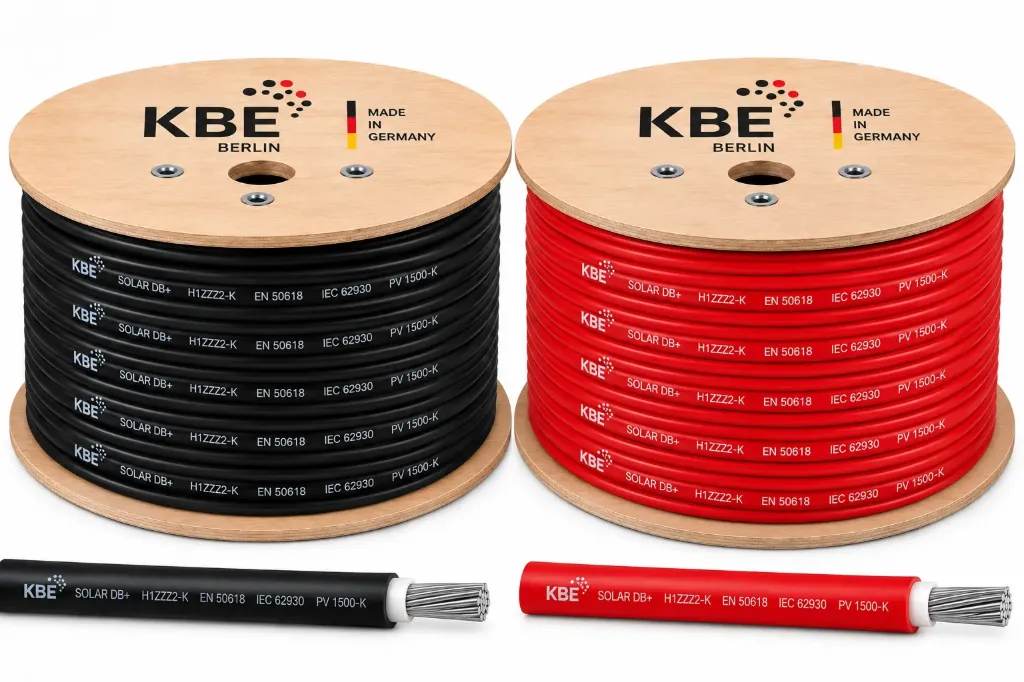 Câble Solaire KBE H1Z2Z2-K-1500 V/DC
